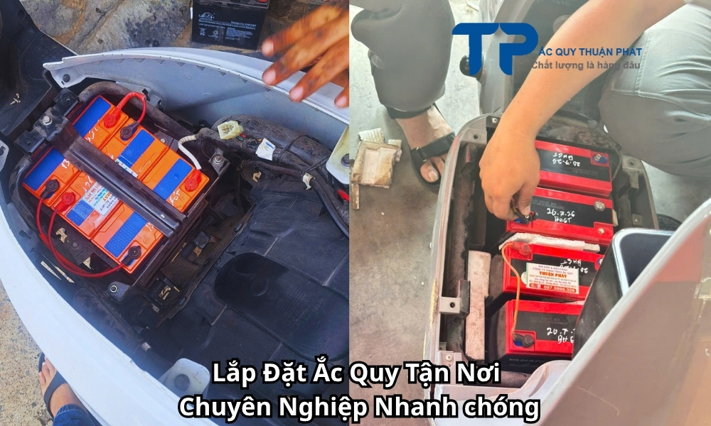 Lắp Đặt Ắc Quy Tận Nơi Chuyên Nghiệp Nhanh chóng