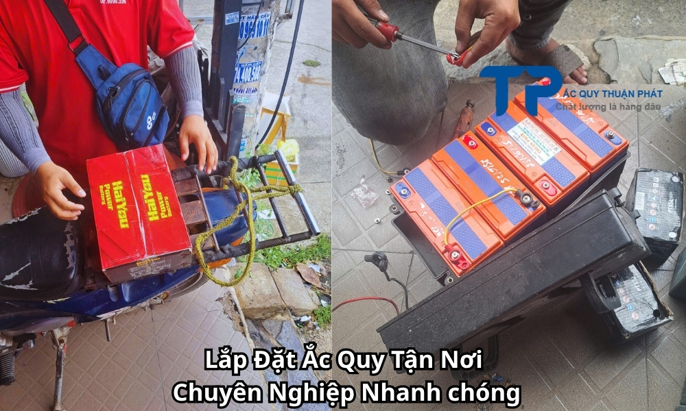 Lắp Đặt Ắc Quy Tận Nơi Chuyên Nghiệp Nhanh chóng