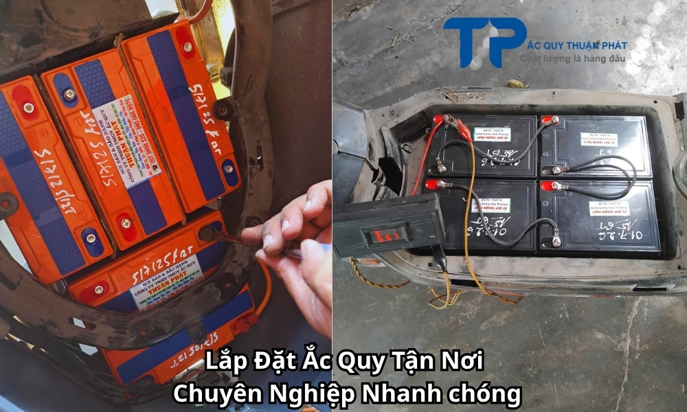 Lắp Đặt Ắc Quy Tận Nơi Chuyên Nghiệp Nhanh chóng