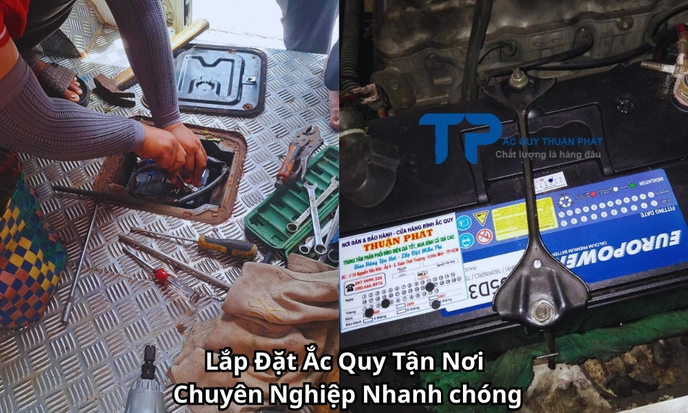 Lắp Đặt Ắc Quy Tận Nơi Chuyên Nghiệp Nhanh chóng