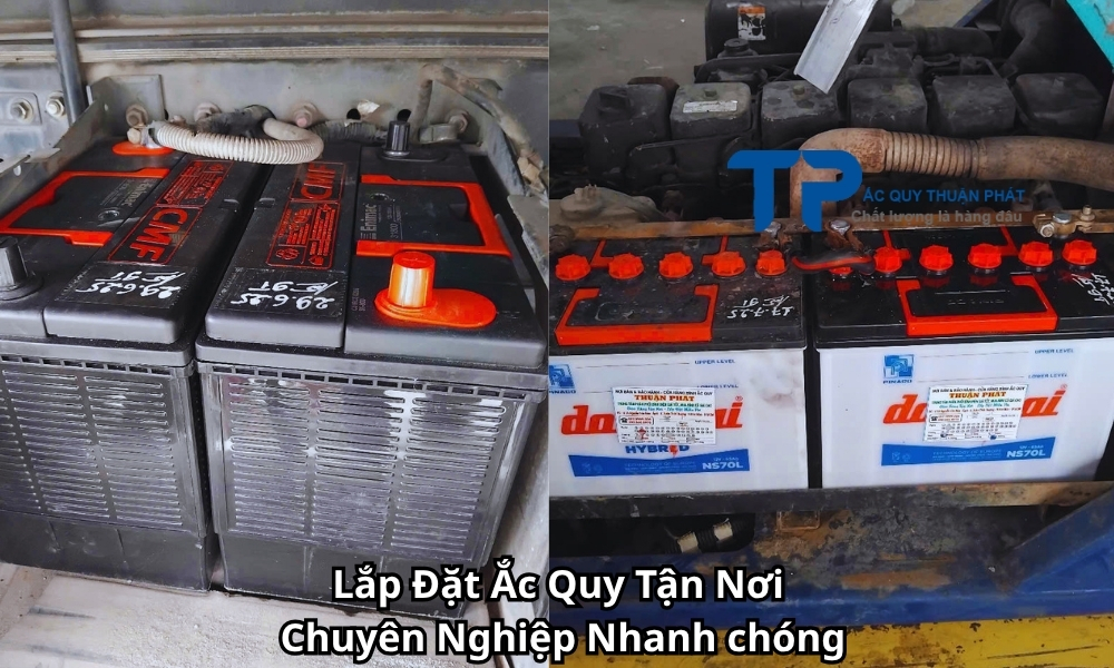 Lắp Đặt Ắc Quy Tận Nơi Chuyên Nghiệp Nhanh chóng