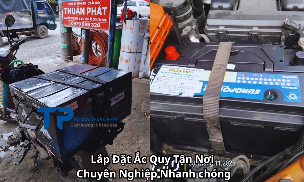 Lắp Đặt Ắc Quy Tận Nơi Chuyên Nghiệp Nhanh chóng