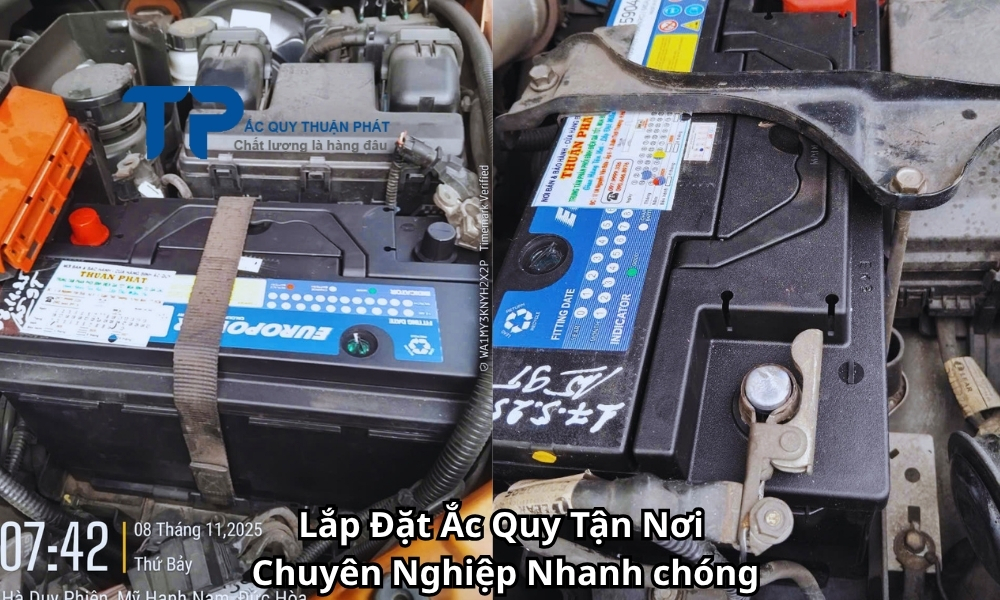 Lắp Đặt Ắc Quy Tận Nơi Chuyên Nghiệp Nhanh chóng
