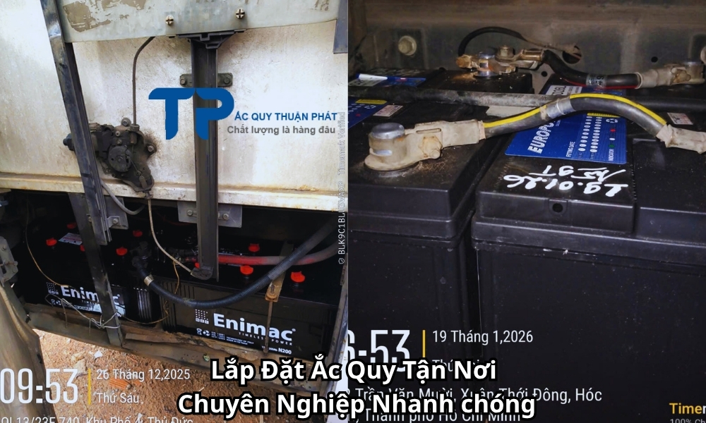 Lắp Đặt Ắc Quy Tận Nơi Chuyên Nghiệp Nhanh chóng