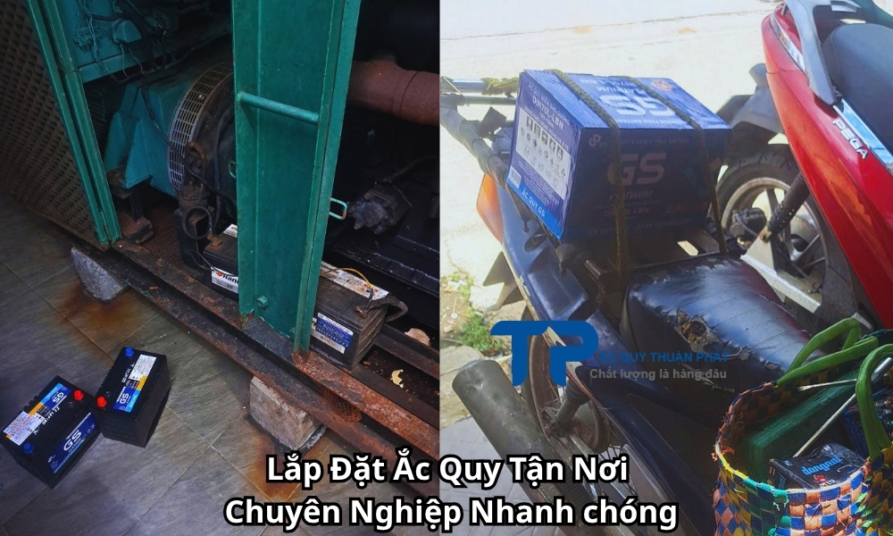 Lắp Đặt Ắc Quy Tận Nơi Chuyên Nghiệp Nhanh chóng