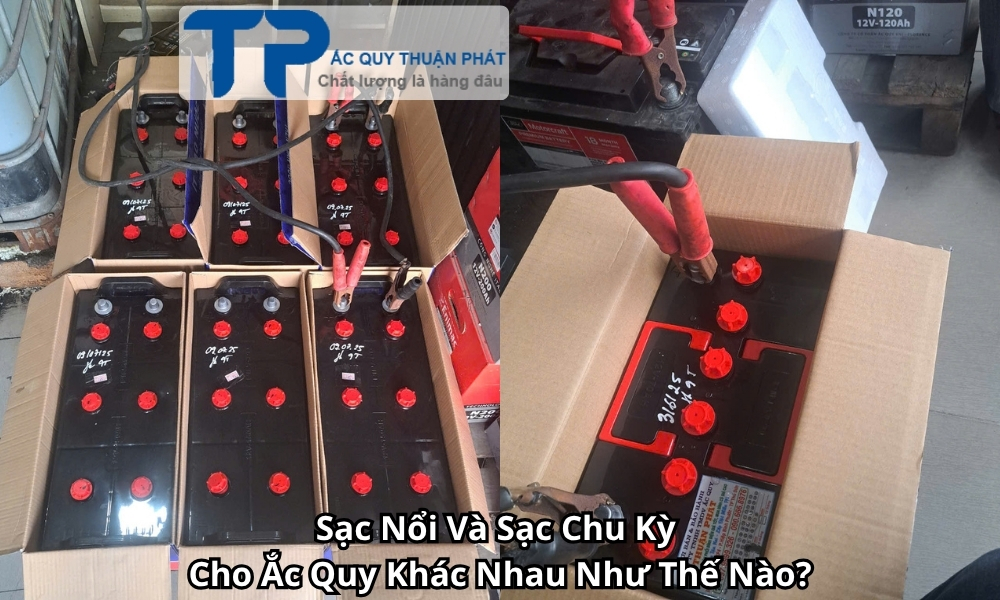 Sạc Nổi Và Sạc Chu Kỳ Cho Ắc Quy Khác Nhau Như Thế Nào?