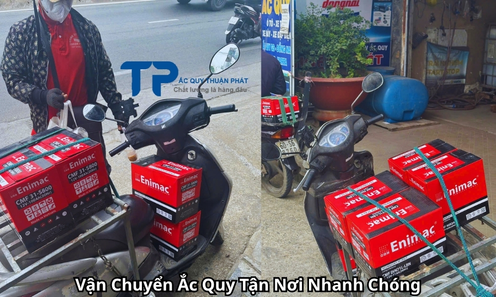 Vận Chuyển Ắc Quy Tận Nơi Nhanh Chóng