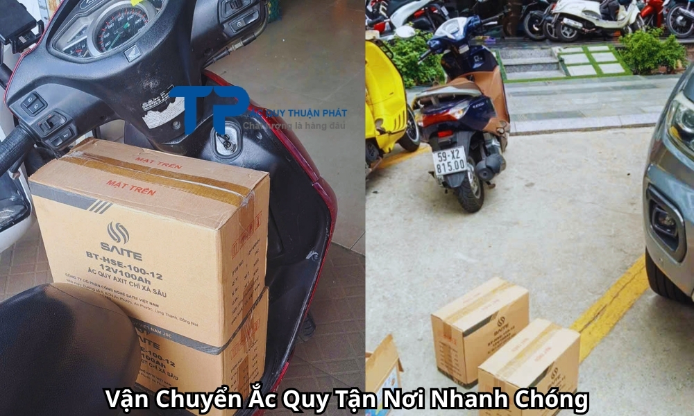 Vận Chuyển Ắc Quy Tận Nơi Nhanh Chóng