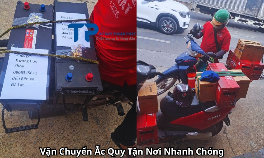 Vận Chuyển Ắc Quy Tận Nơi Nhanh Chóng