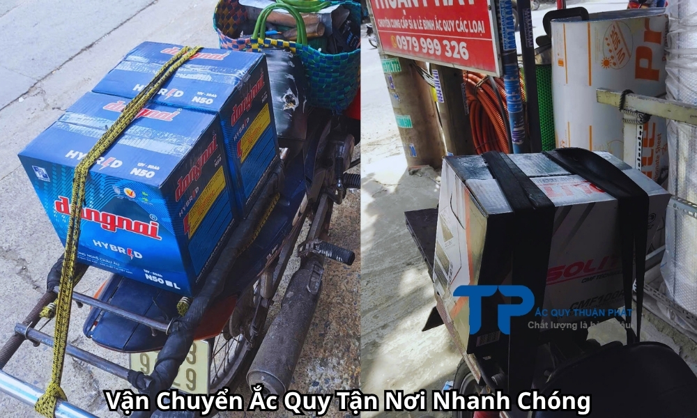 Vận Chuyển Ắc Quy Tận Nơi Nhanh Chóng