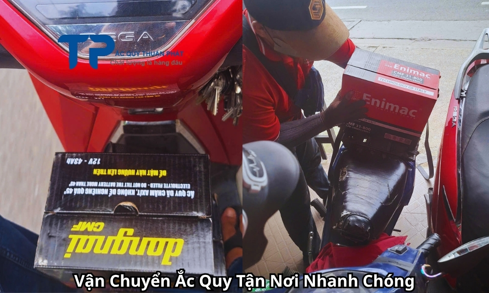 Vận Chuyển Ắc Quy Tận Nơi Nhanh Chóng