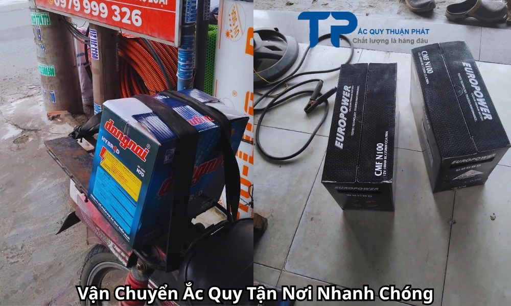 Vận Chuyển Ắc Quy Tận Nơi Nhanh Chóng