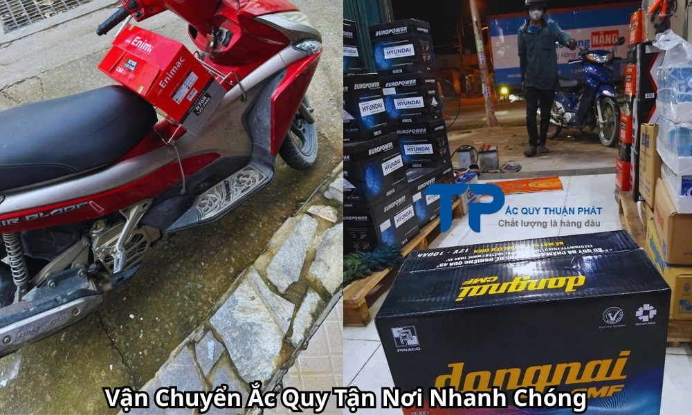 Vận Chuyển Ắc Quy Tận Nơi Nhanh Chóng