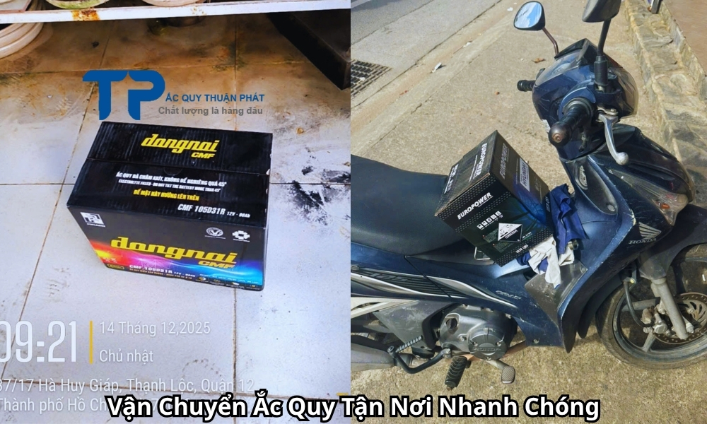 Vận Chuyển Ắc Quy Tận Nơi Nhanh Chóng