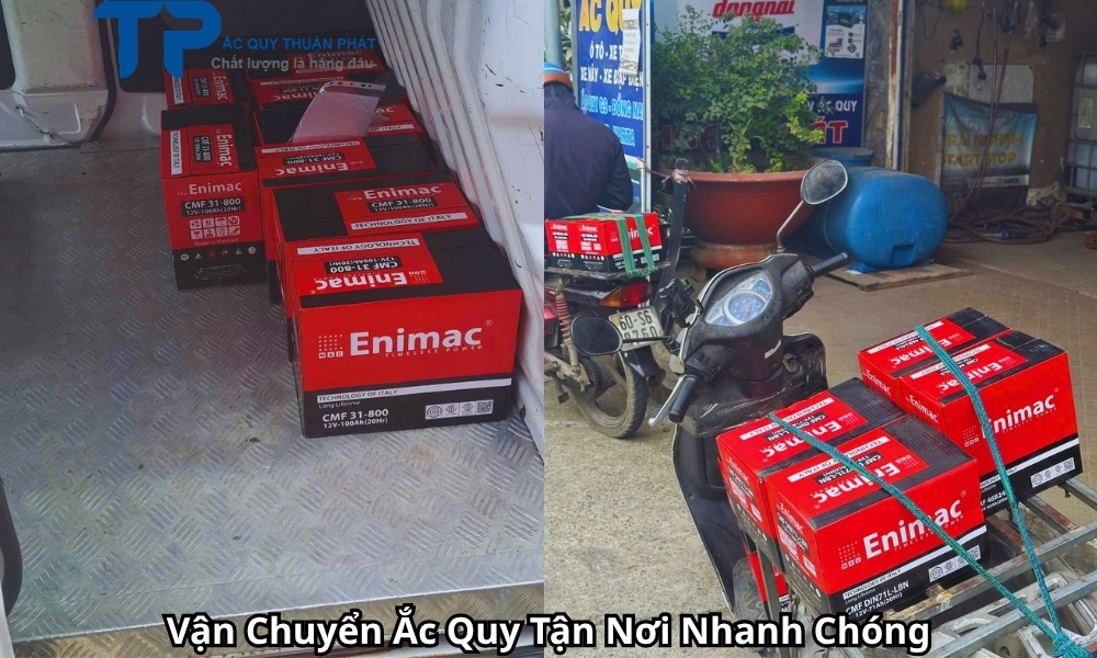 Vận Chuyển Ắc Quy Tận Nơi Nhanh Chóng