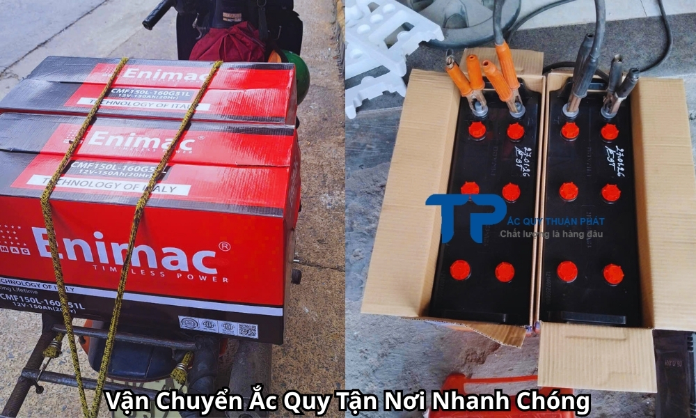 Vận Chuyển Ắc Quy Tận Nơi Nhanh Chóng