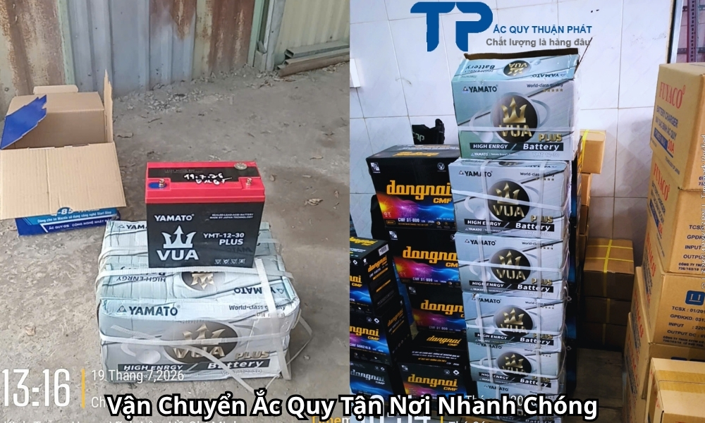 Vận Chuyển Ắc Quy Tận Nơi Nhanh Chóng