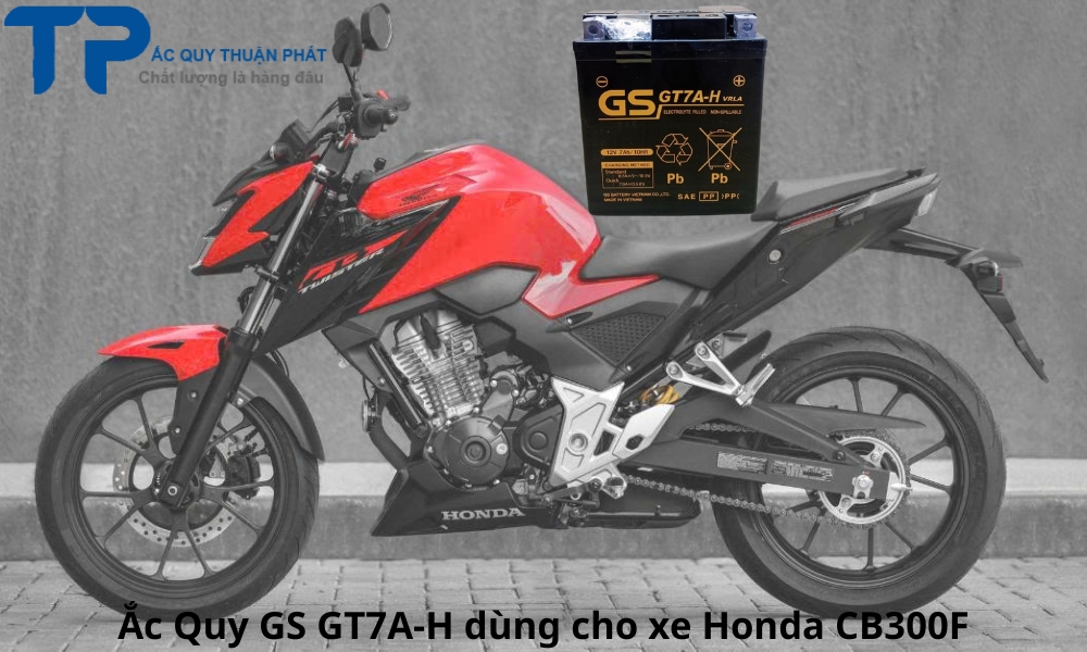 Ắc Quy GS GT7A-H dùng cho xe Honda CB300F