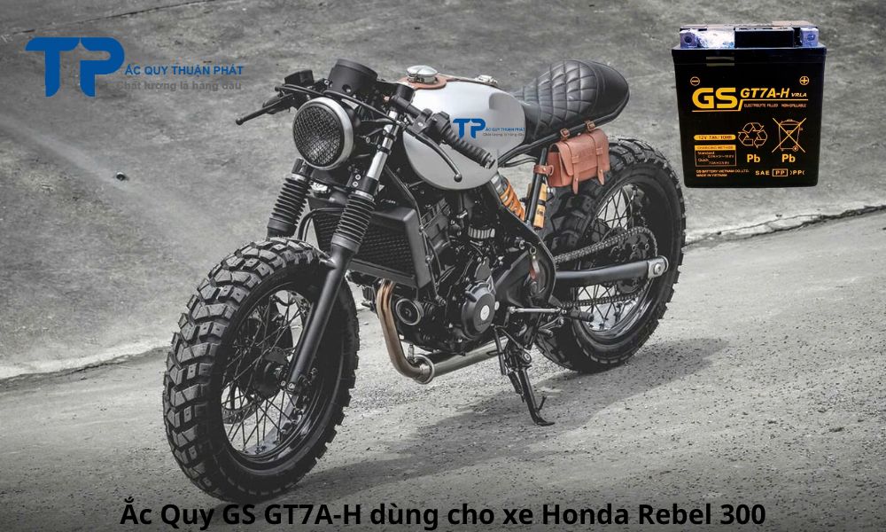 Ắc Quy GS GT7A-H dùng cho xe Honda Rebel 300