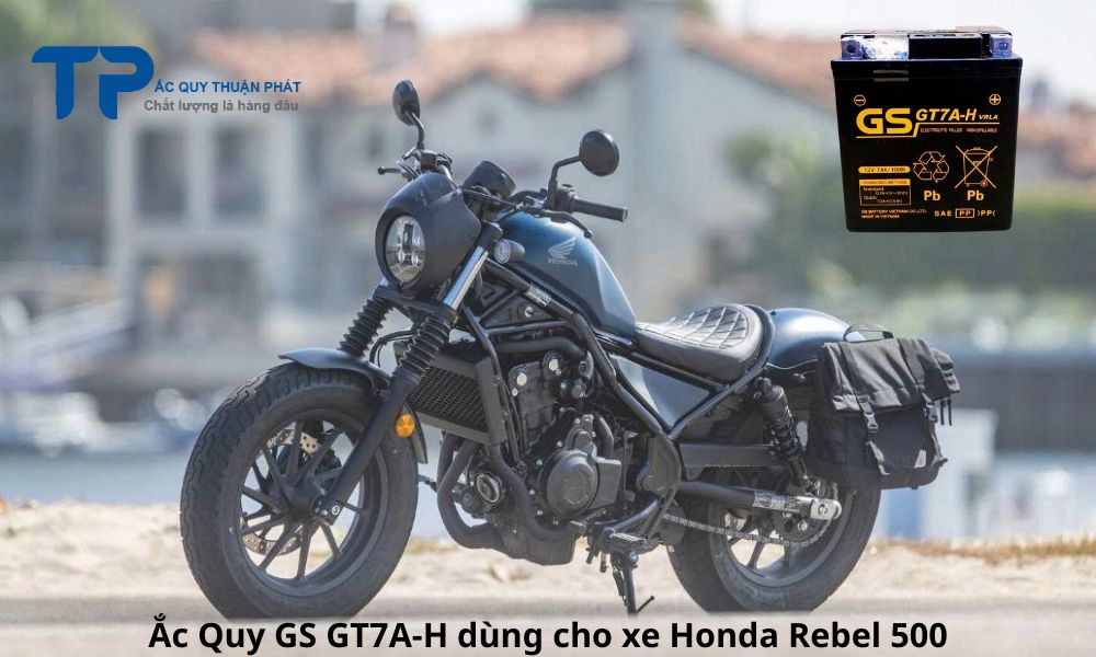 Ắc Quy GS GT7A-H dùng cho xe Honda Rebel 500