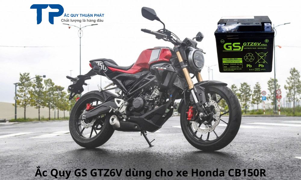 Ắc Quy GS GTZ6V dùng cho xe Honda CB150R