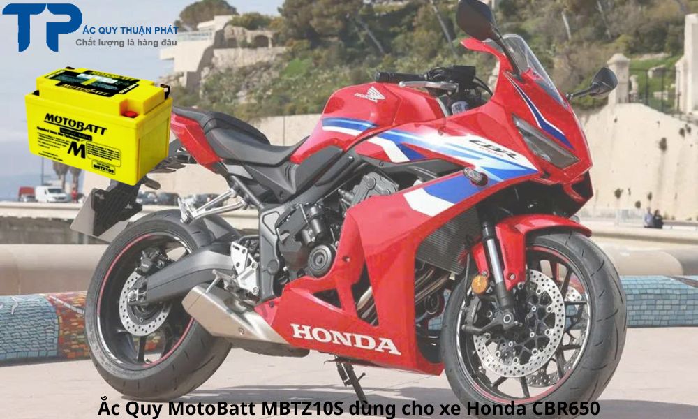 Ắc Quy MotoBatt MBTZ10S dùng cho xe Honda CBR650