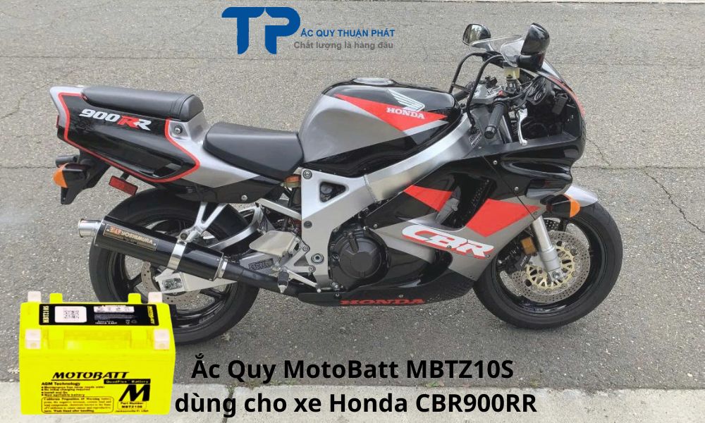 Ắc Quy MotoBatt MBTZ10S dùng cho xe Honda CBR900RR
