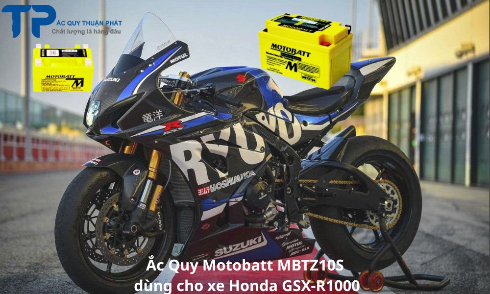 Ắc Quy Motobatt MBTZ10S dùng cho xe Honda GSX-R1000