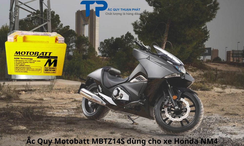 Ắc Quy Motobatt MBTZ14S dùng cho xe Honda NM4