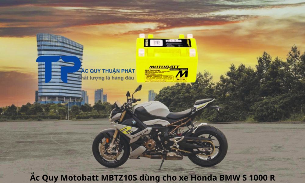 Ắc Quy Motobatt MBTZ10S dùng cho xe Honda BMW S 1000 R