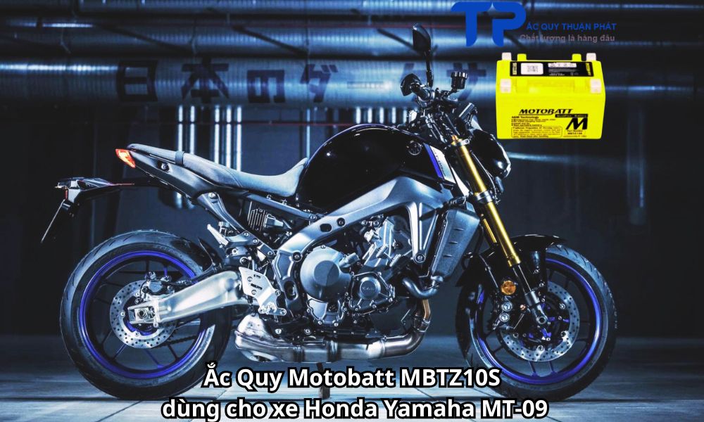 Ắc Quy Motobatt MBTZ10S dùng cho xe Honda Yamaha MT-09