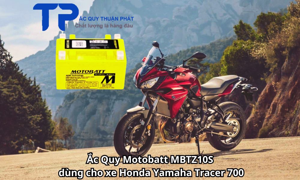 Ắc Quy Motobatt MBTZ10S dùng cho xe Honda Yamaha Tracer 700