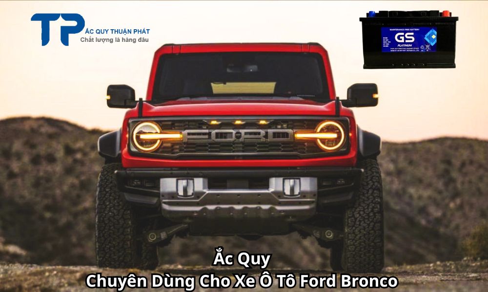 Ắc Quy Chuyên Dùng Cho Xe Ô Tô Ford Bronco
