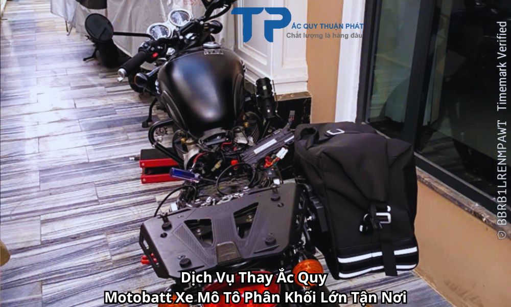 Dịch Vụ Thay Ắc Quy Motobatt Xe Mô Tô Phân Khối Lớn Tận Nơi