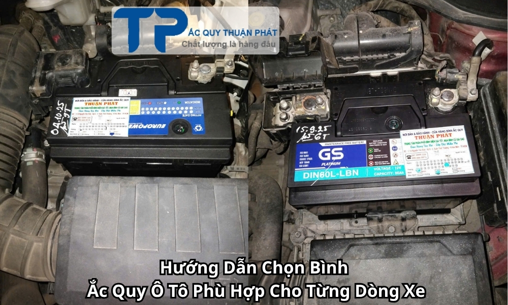 Hướng Dẫn Chọn Bình Ắc Quy Ô Tô Phù Hợp Cho Từng Dòng Xe