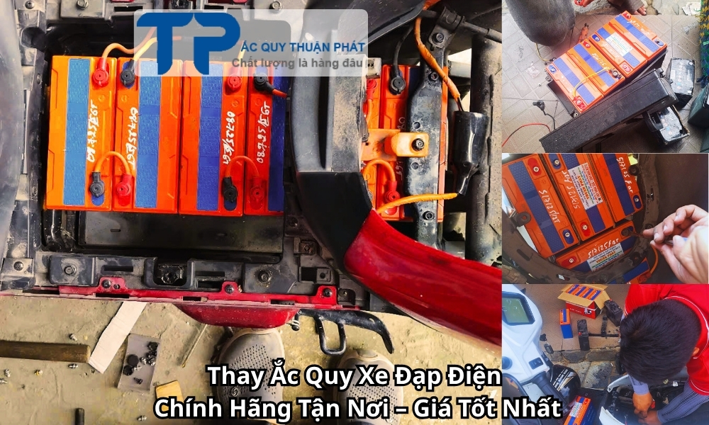 Thay Ắc Quy Xe Đạp Điện Chính Hãng Tận Nơi – Giá Tốt Nhất