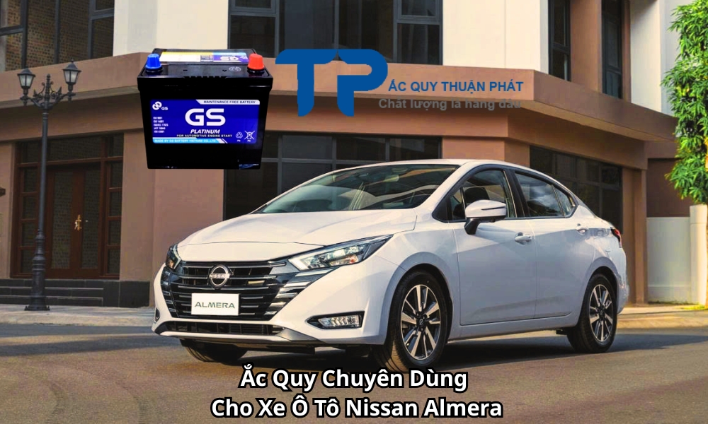 Ắc Quy Chuyên Dùng Cho Xe Ô Tô Nissan Almera
