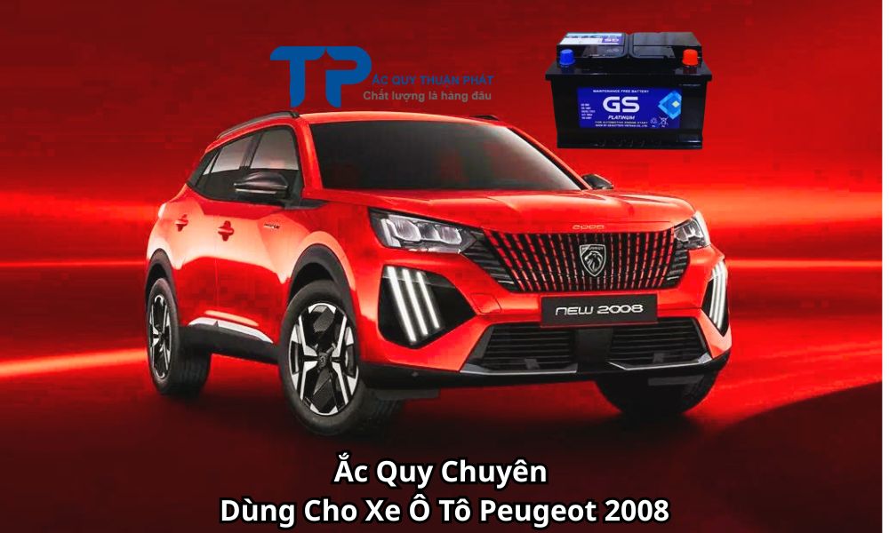 Ắc Quy Chuyên Dùng Cho Xe Ô Tô Peugeot 2008