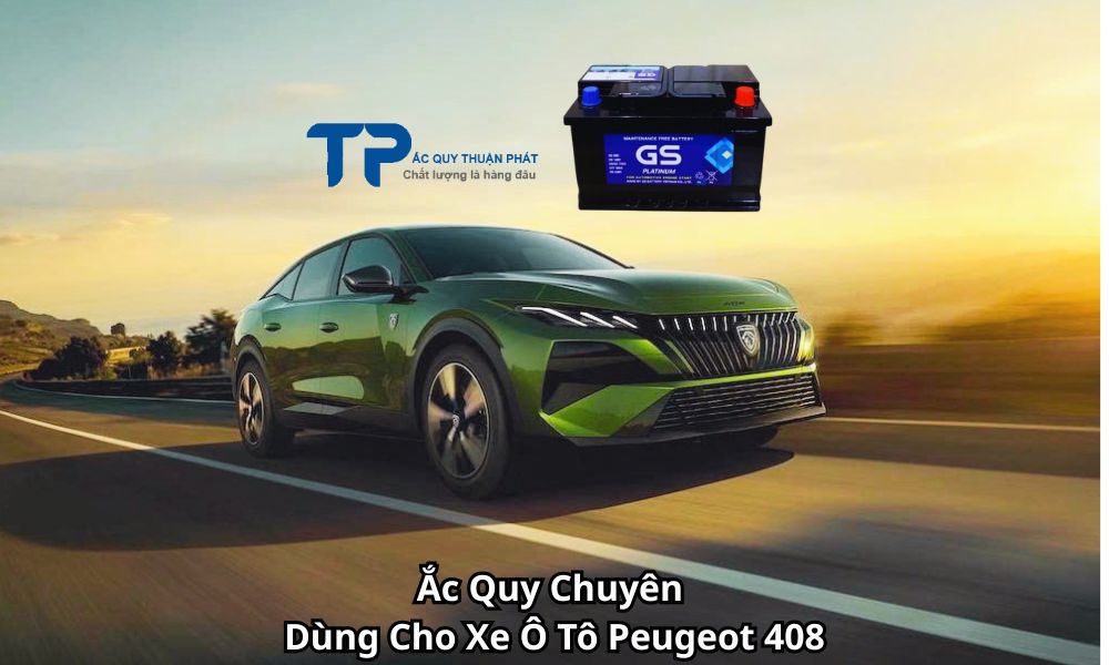Ắc Quy Chuyên Dùng Cho Xe Ô Tô Peugeot 408